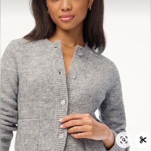 NWT J.Crew Factory shimmer lady cardigan